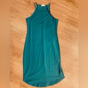 LEITH | Fitted Mini Dress | Teal | Size XS